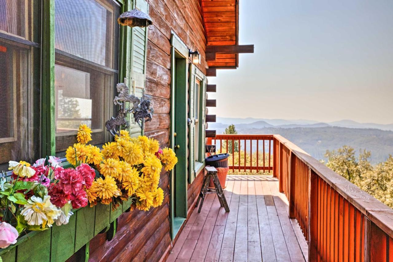 Stunning Log Cabin With Great Views, Firepit, Deck Near Twain Hart Sonora Buitenkant foto