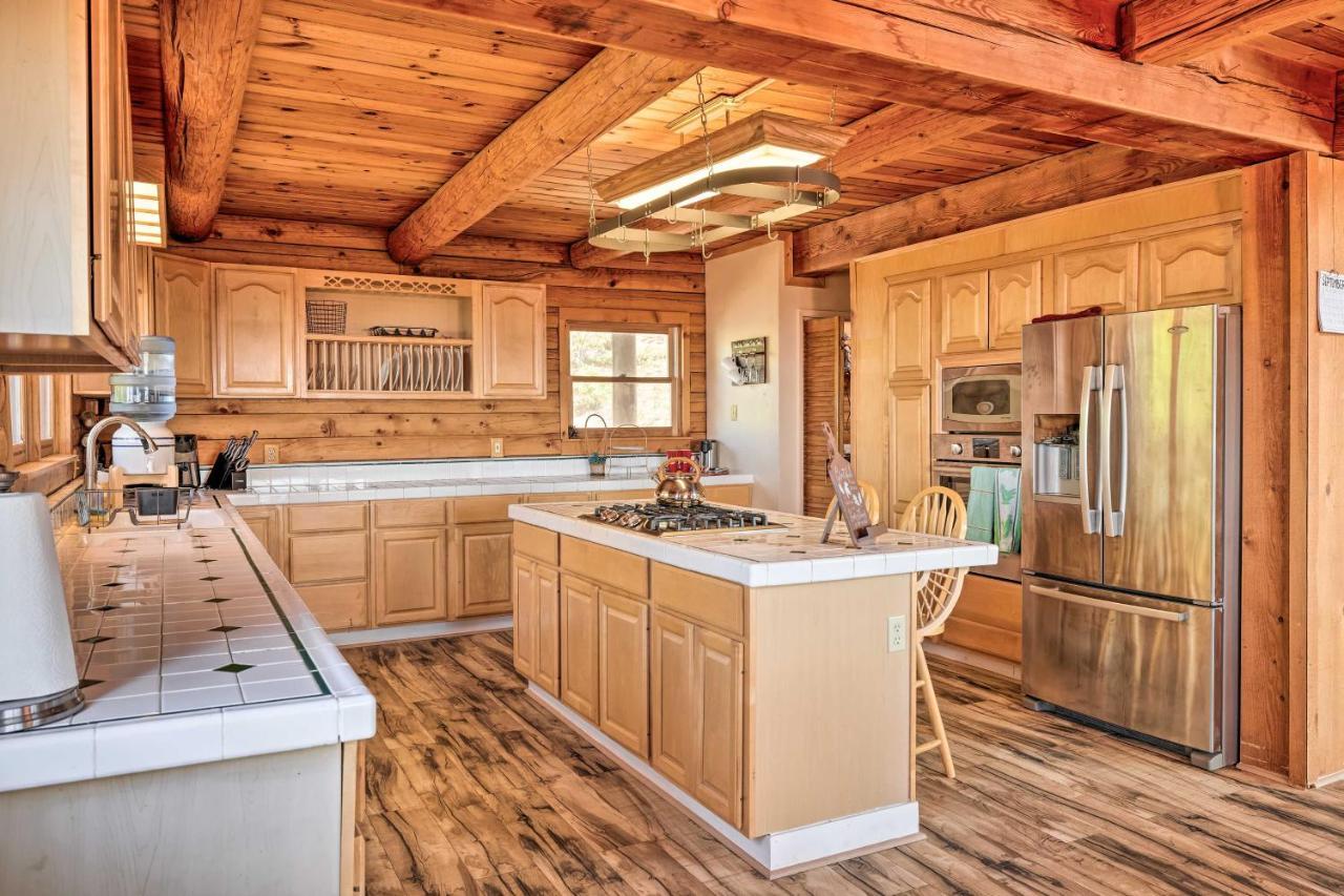 Stunning Log Cabin With Great Views, Firepit, Deck Near Twain Hart Sonora Buitenkant foto