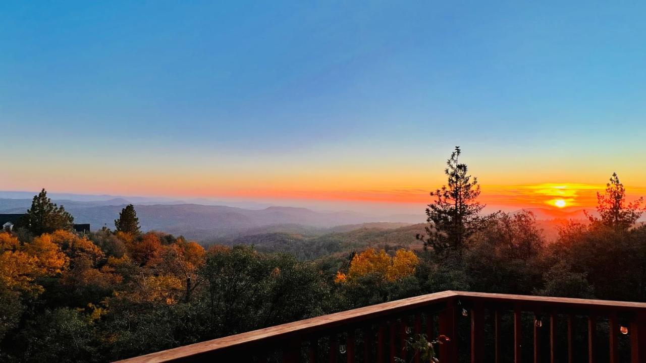 Stunning Log Cabin With Great Views, Firepit, Deck Near Twain Hart Sonora Buitenkant foto