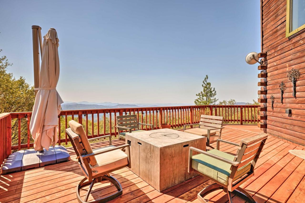Stunning Log Cabin With Great Views, Firepit, Deck Near Twain Hart Sonora Buitenkant foto