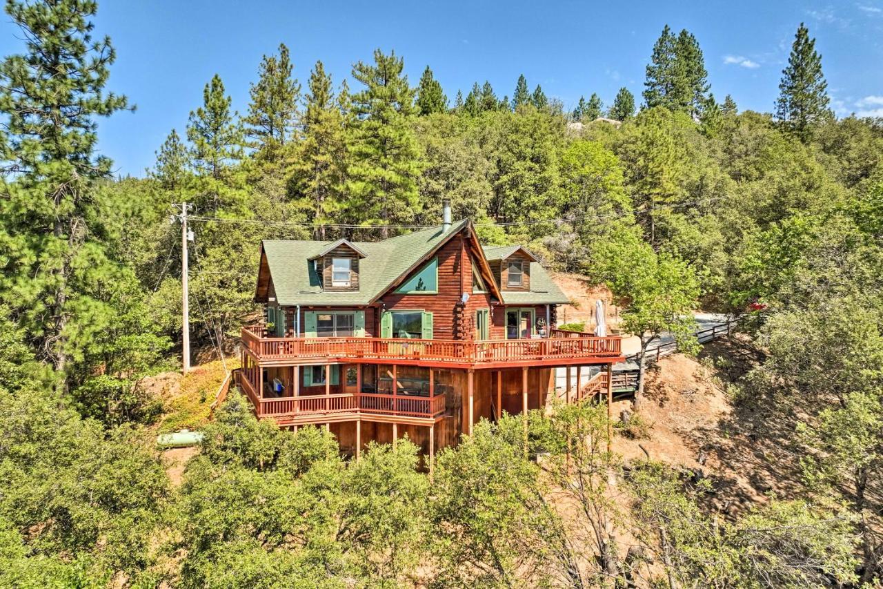 Stunning Log Cabin With Great Views, Firepit, Deck Near Twain Hart Sonora Buitenkant foto