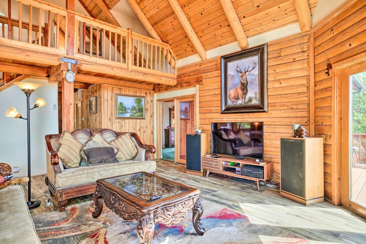 Stunning Log Cabin With Great Views, Firepit, Deck Near Twain Hart Sonora Buitenkant foto